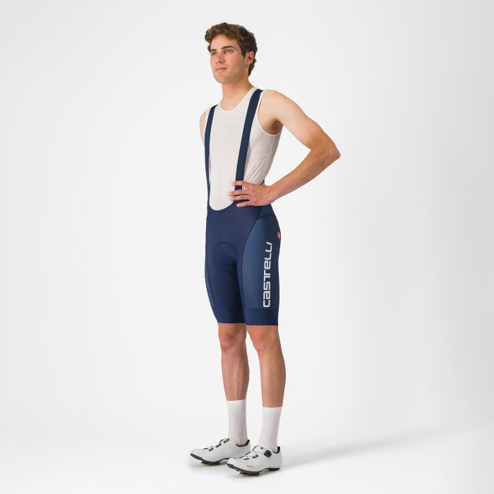 Pantaloni scurti cu bretele Castelli Competizione 2 Kit, pentru barbati, albastru belgian, XXXL [4]