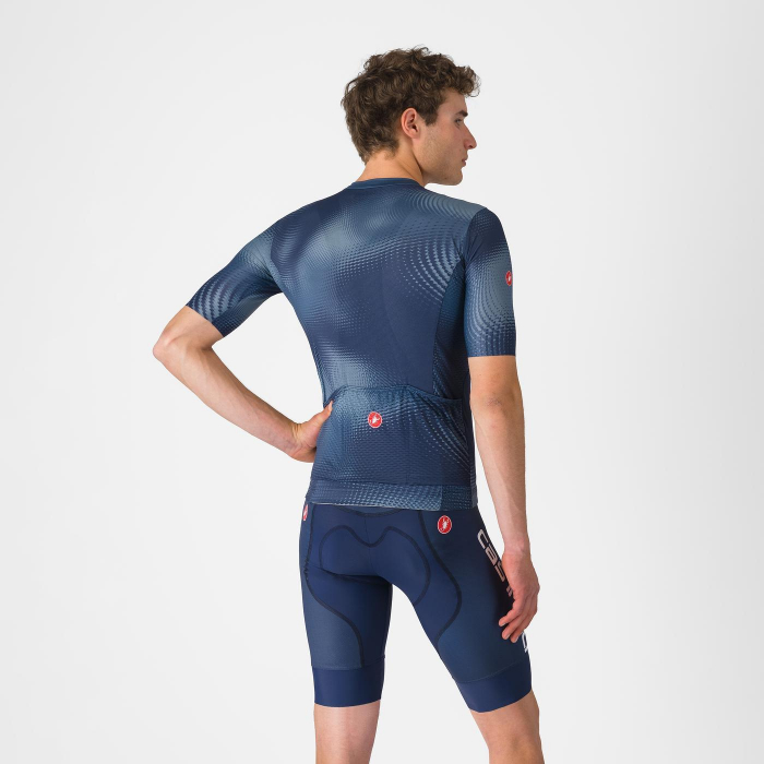 Pantaloni scurti cu bretele Castelli Competizione 2 Kit, pentru barbati, albastru belgian, XXXL [2]