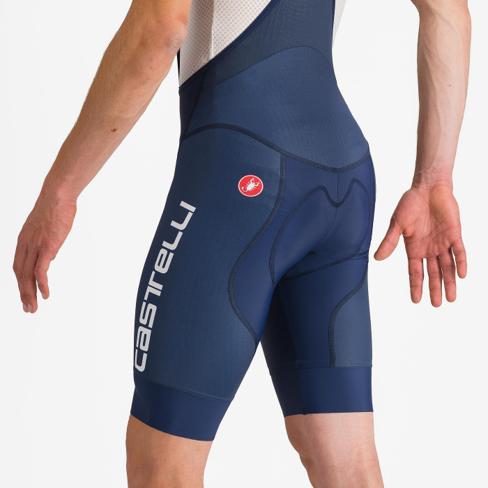 Pantaloni scurti cu bretele Castelli Competizione 2 Kit, pentru barbati, albastru belgian, XXXL [7]