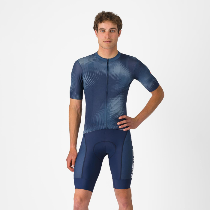 Pantaloni scurti cu bretele Castelli Competizione 2 Kit, pentru barbati, albastru belgian, XXXL [1]
