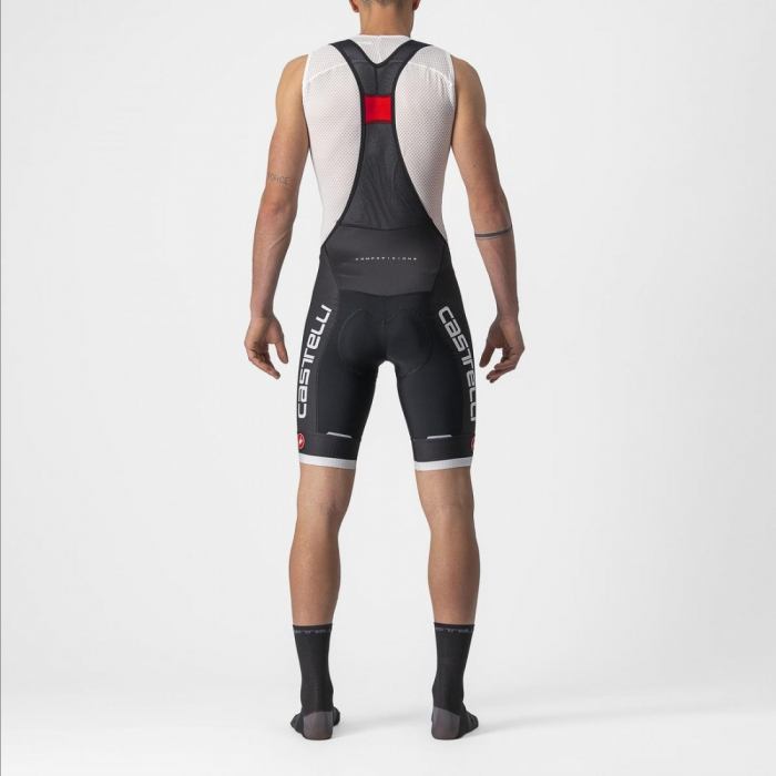 Pantaloni scurti cu bretele Castelli Competizione Kit, Negru/Gri, S [2]
