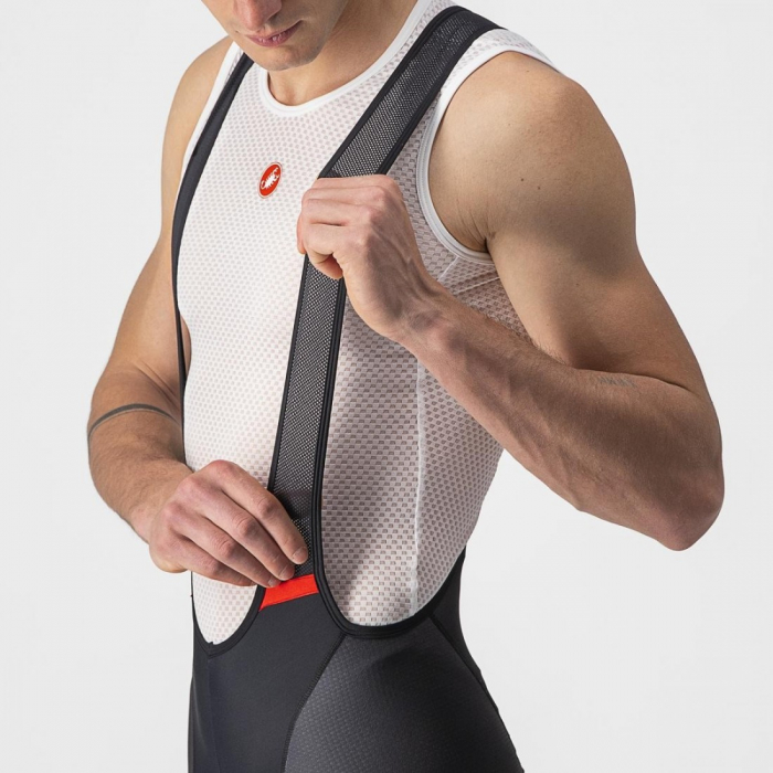 Pantaloni scurti cu bretele Castelli Competizione Kit, Negru/Gri, S [6]