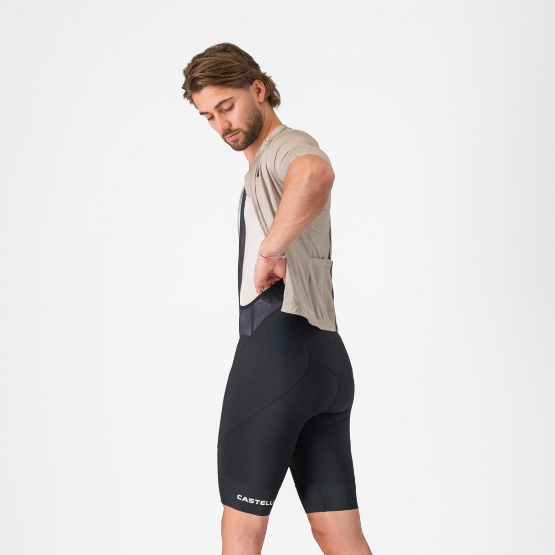 Pantaloni scurti cu bretele Castelli Endurance 4, pentru barbati, negru L [7]