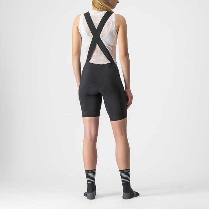 Pantaloni scurti cu bretele Castelli Endurance W, pentru femei, negru, M [2]