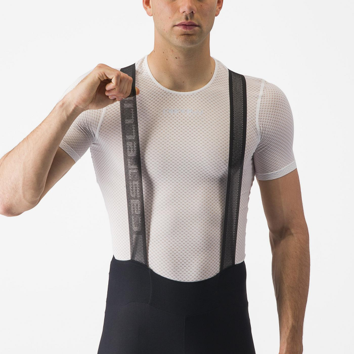 Pantaloni scurti cu bretele Castelli Espresso, pentru barbati, negru, S [4]