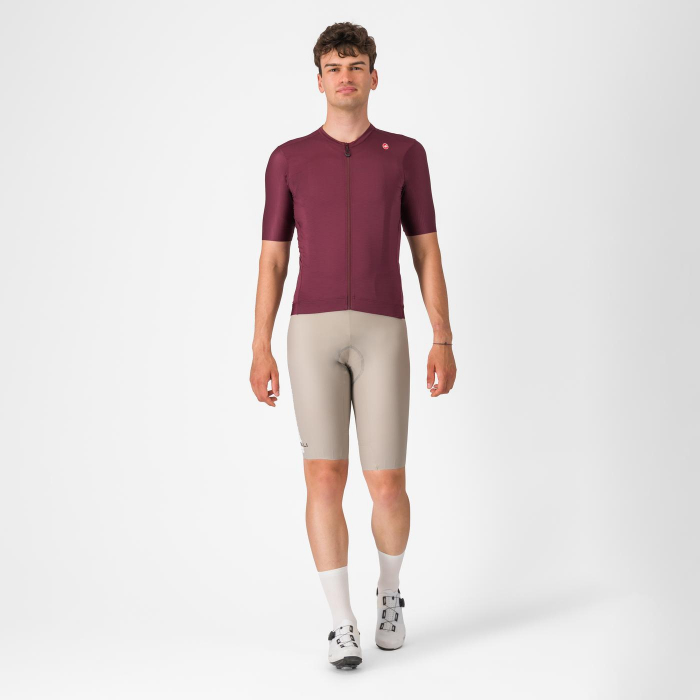 Pantaloni scurti cu bretele Castelli Espresso, pentru barbati, gri argila, L [1]