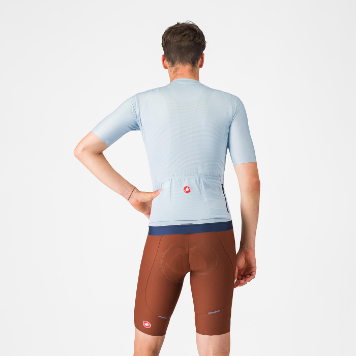 Pantaloni scurti cu bretele Castelli Espresso, pentru barbati, maro mocha inchis, XS [3]