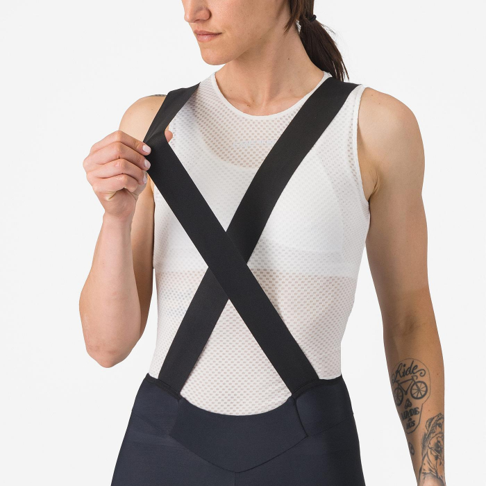 Pantaloni scurti cu bretele Castelli Espresso W DT, pentru femei, negru, S [3]