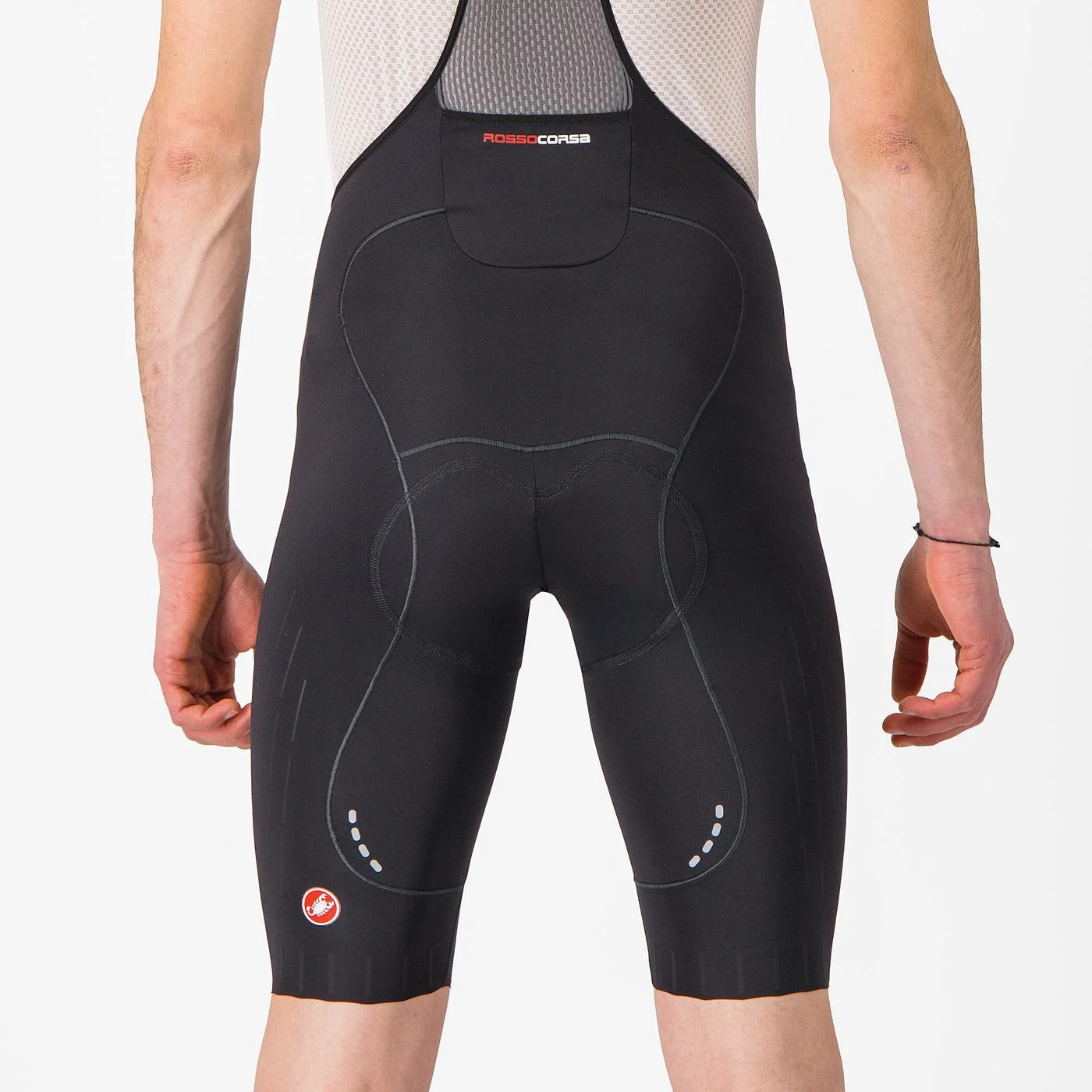 Pantaloni scurti cu bretele Castelli Free Aero Race S, pentru barbati, negru, XXXL [5]