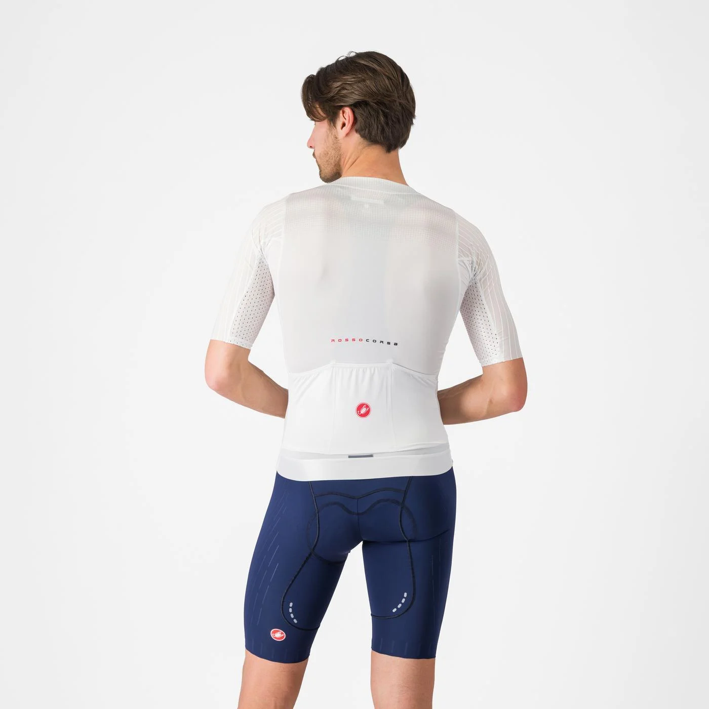 Pantaloni scurti cu bretele Castelli Free Aero Race S, pentru barbati, albastru belgian, L [2]