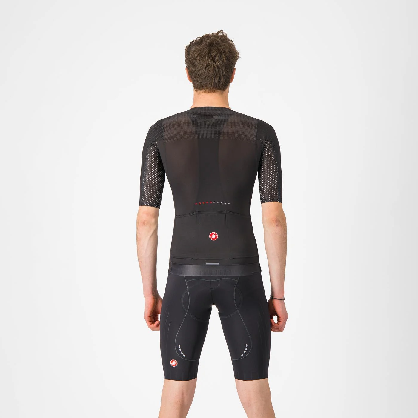 Pantaloni scurti cu bretele Castelli Free Aero Race S, pentru barbati, negru, XXXL [2]
