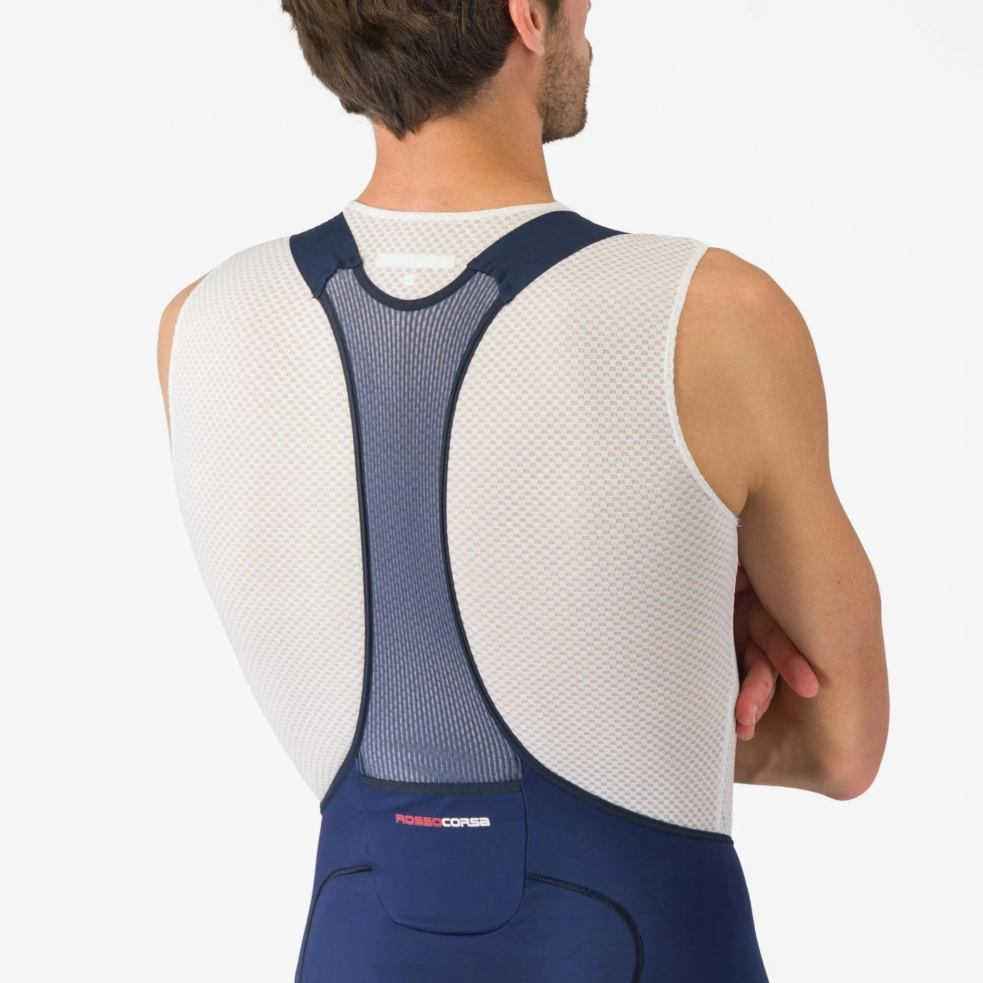 Pantaloni scurti cu bretele Castelli Free Aero Race S, pentru barbati, albastru belgian, L [4]