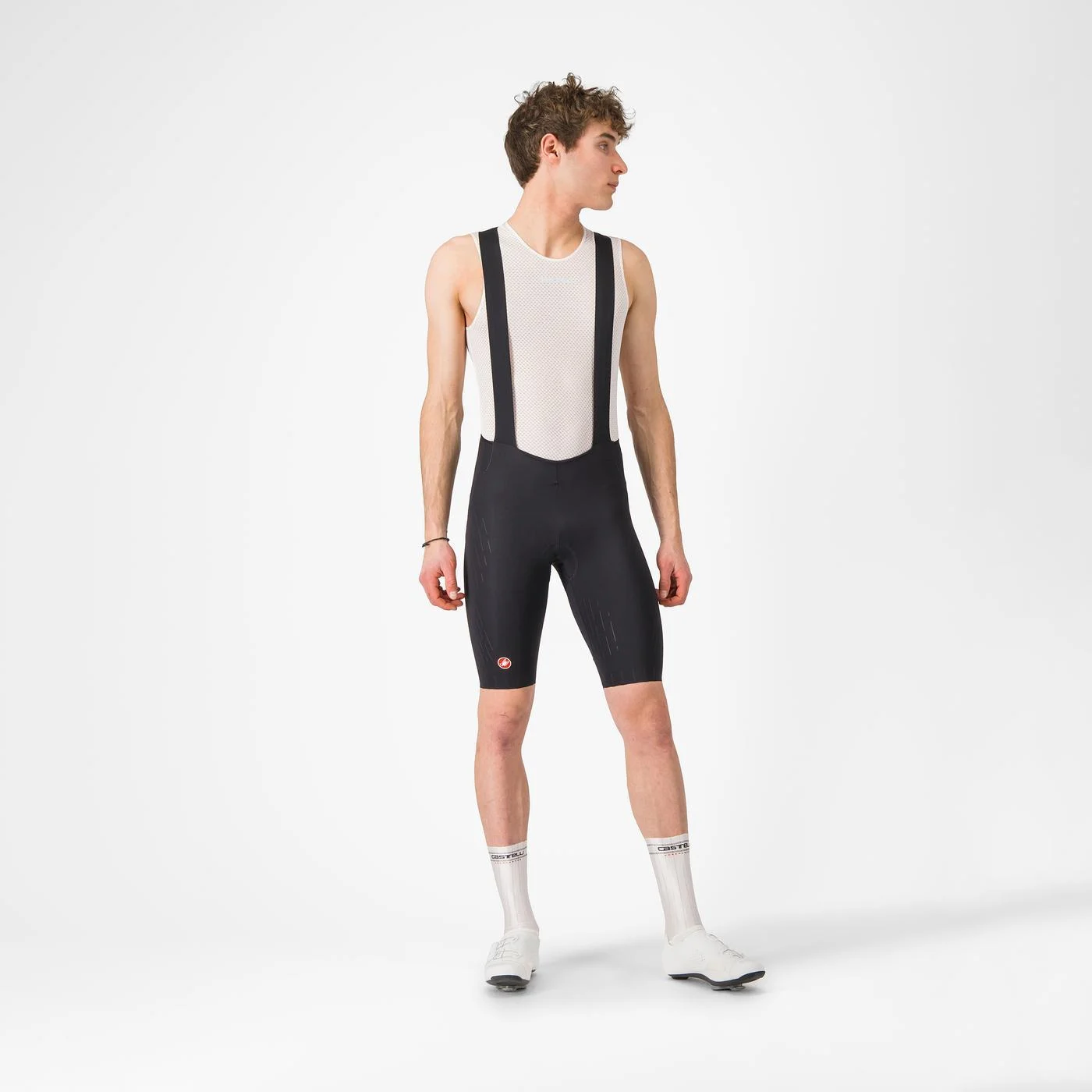 Pantaloni scurti cu bretele Castelli Free Aero Race S, pentru barbati, negru, XXXL [7]