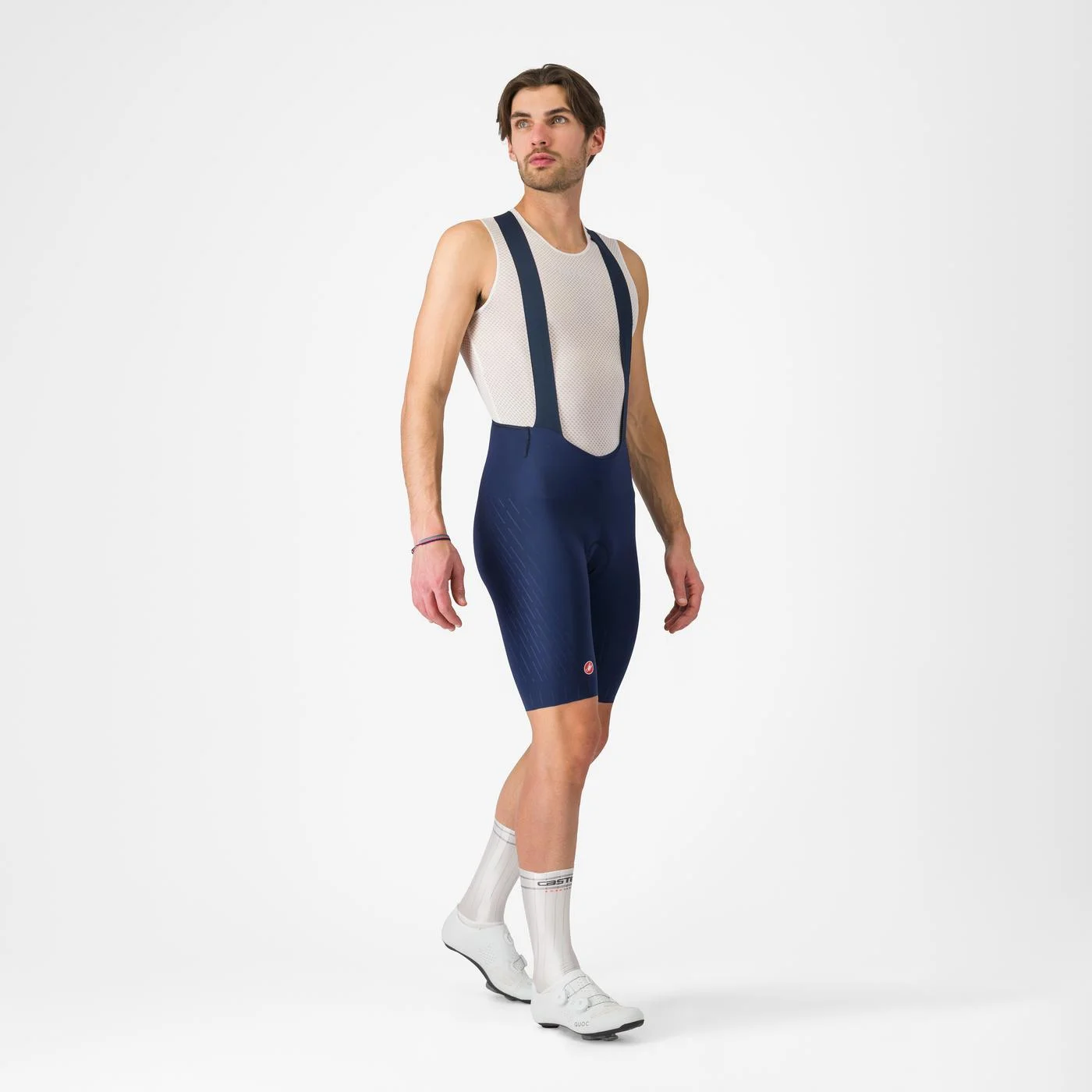 Pantaloni scurti cu bretele Castelli Free Aero Race S, pentru barbati, albastru belgian, L [6]