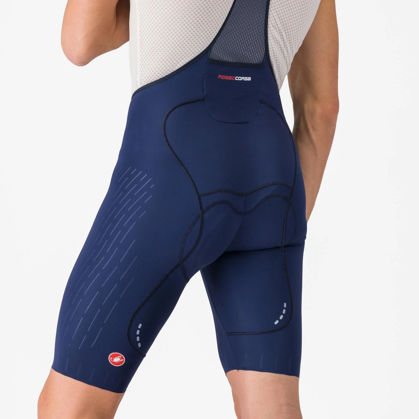 Pantaloni scurti cu bretele Castelli Free Aero Race S, pentru barbati, albastru belgian, L [5]
