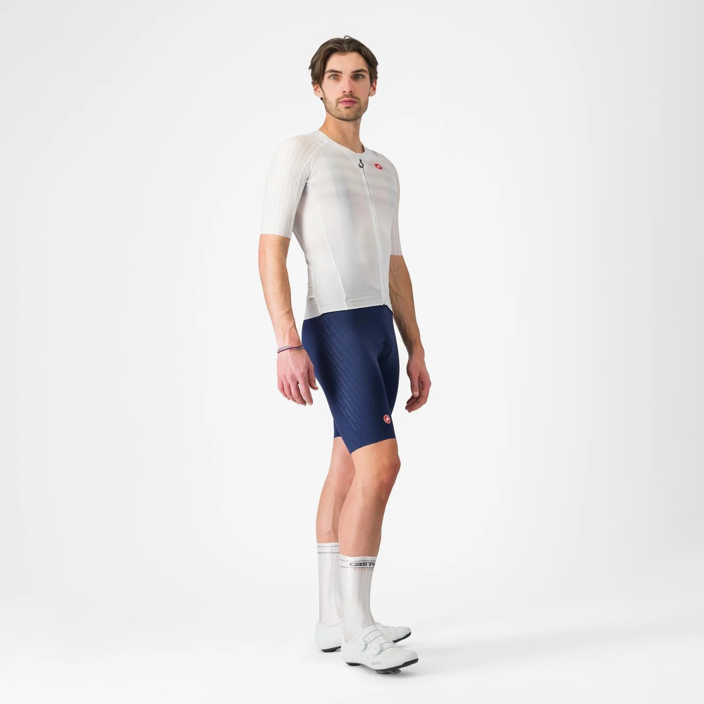 Pantaloni scurti cu bretele Castelli Free Aero Race S, pentru barbati, albastru belgian, L [8]