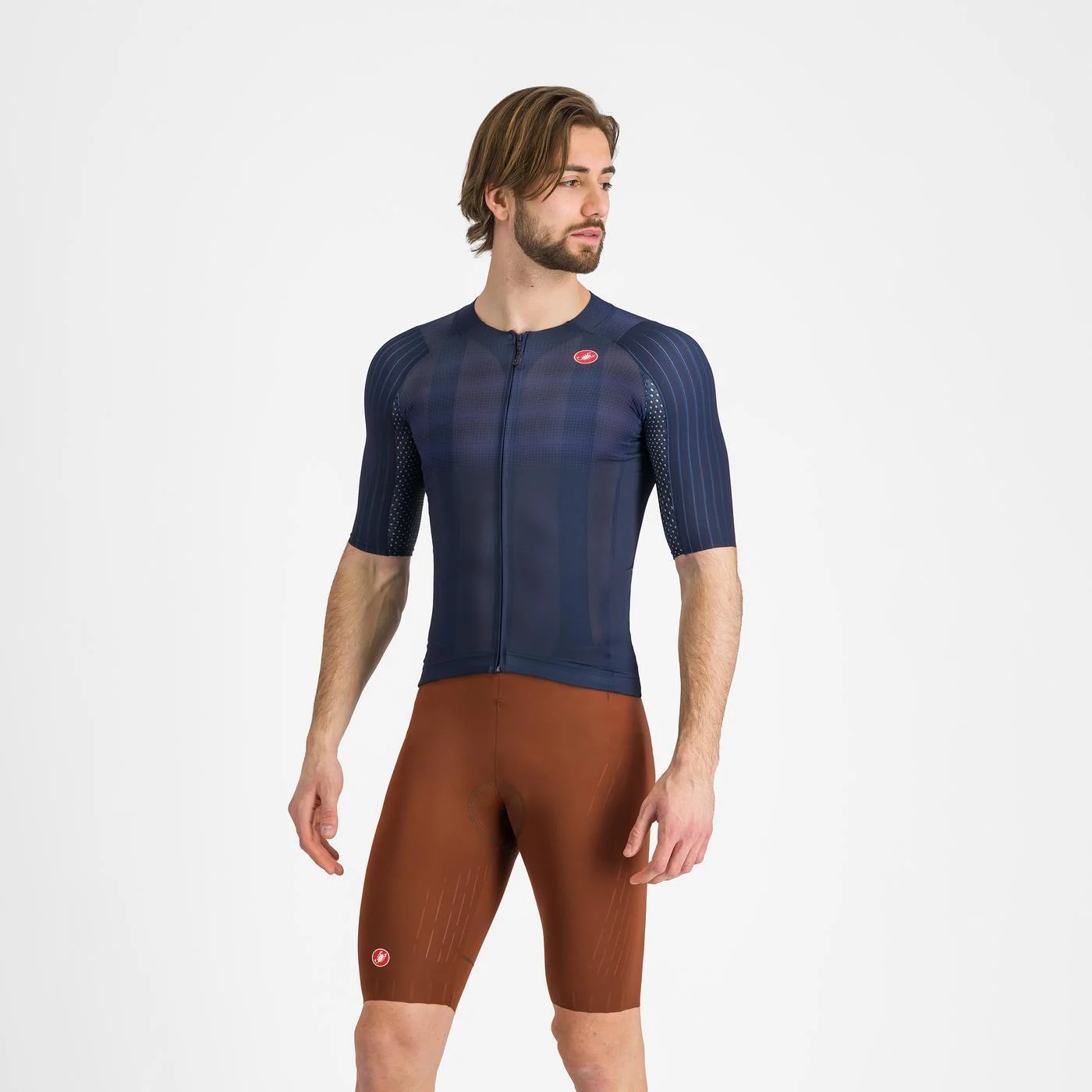 Pantaloni scurti cu bretele Castelli Free Aero Race S, pentru barbati, maro mocha inchis, XXXL [1]