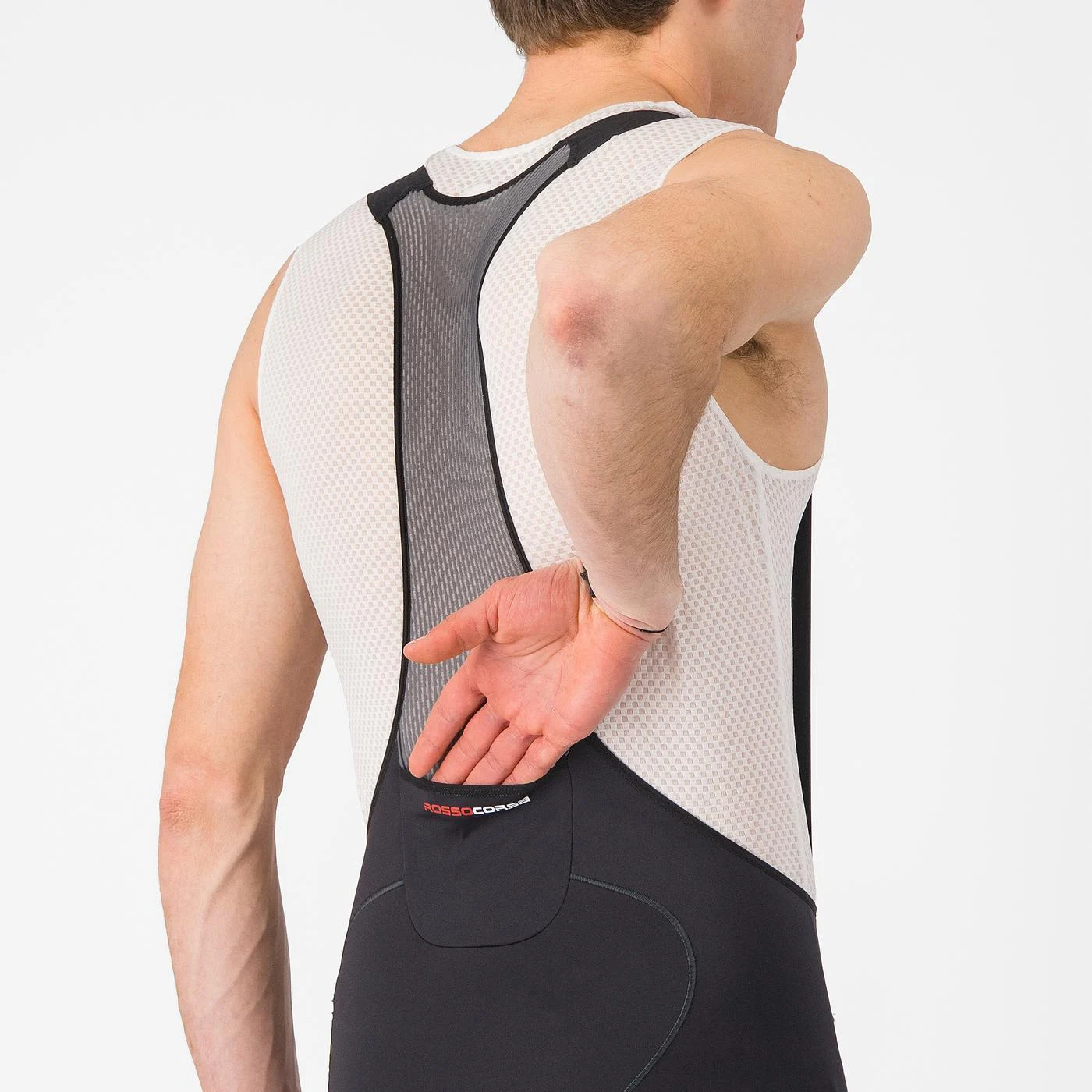 Pantaloni scurti cu bretele Castelli Free Aero Race S, pentru barbati, negru, XXXL [6]
