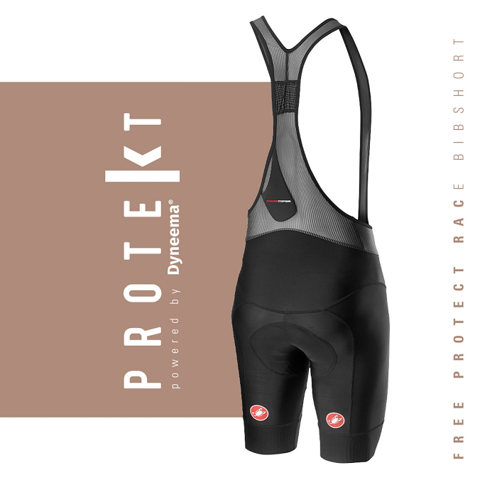 Pantaloni scurti cu bretele Castelli Free Protect Race Negru XXXL [6]