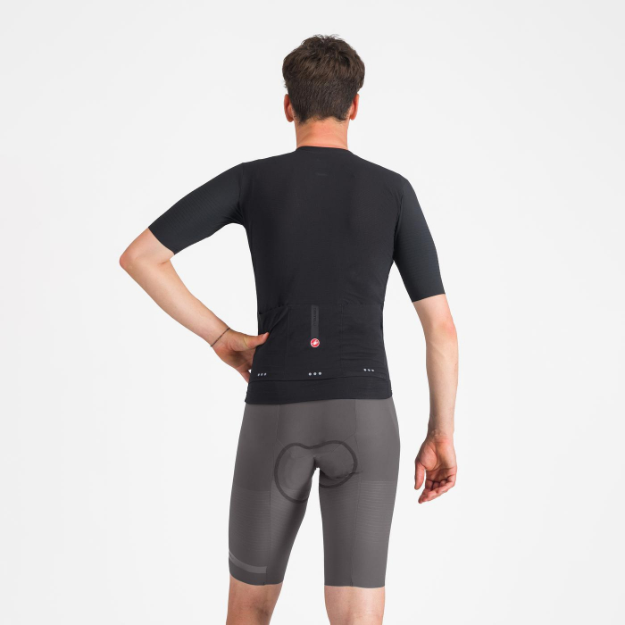 Pantaloni scurti cu bretele Castelli Premio EVO, pentru barbati, gri fumuriu, XS [2]