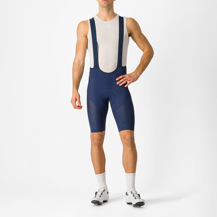 Pantaloni scurti cu bretele Castelli Superleggera, pentru barbati, albastru belgian, L [1]