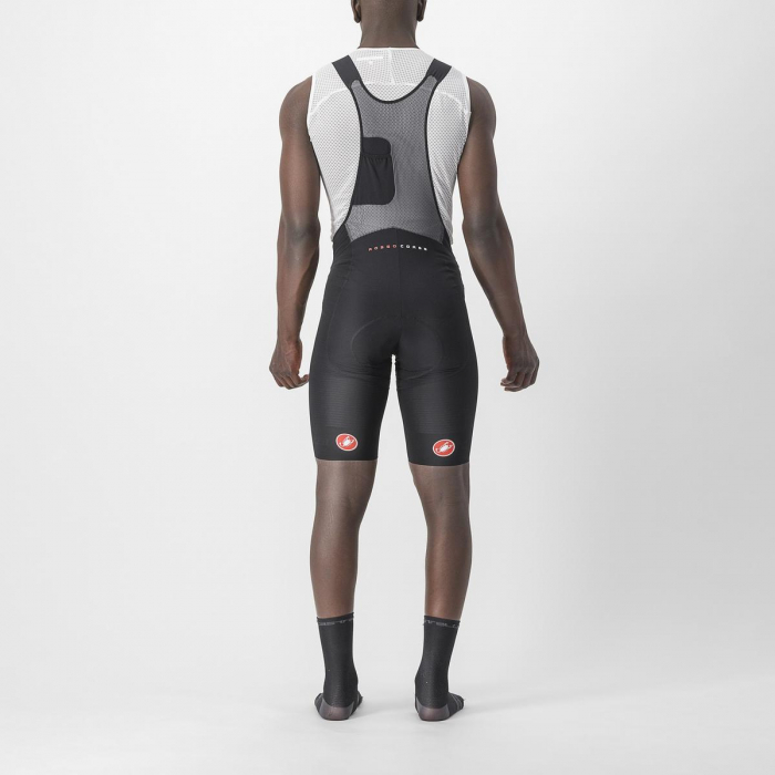 Pantaloni scurti cu bretele Castelli Superleggera, pentru barbati, negru, S [2]