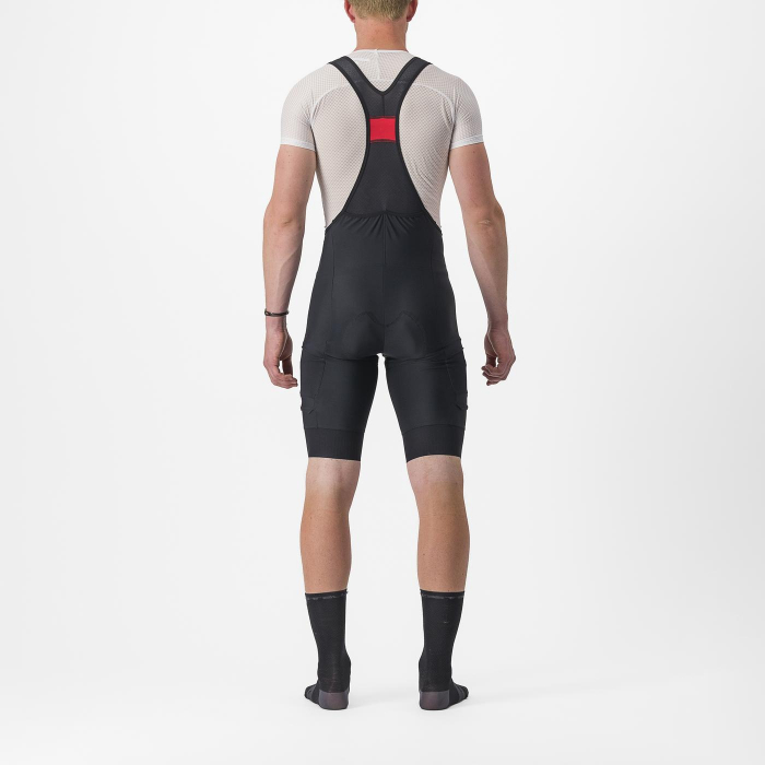 Pantaloni scurti cu bretele Castelli Unlimited Cargo, pentru barbati, negru, XL [2]