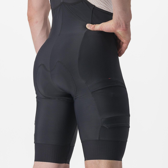 Pantaloni scurti cu bretele Castelli Unlimited Cargo, pentru barbati, negru, XL [4]
