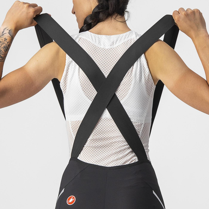 Pantaloni scurti cu bretele Castelli Velocissima 3, pentru femei, negru/argintiu, XS [7]