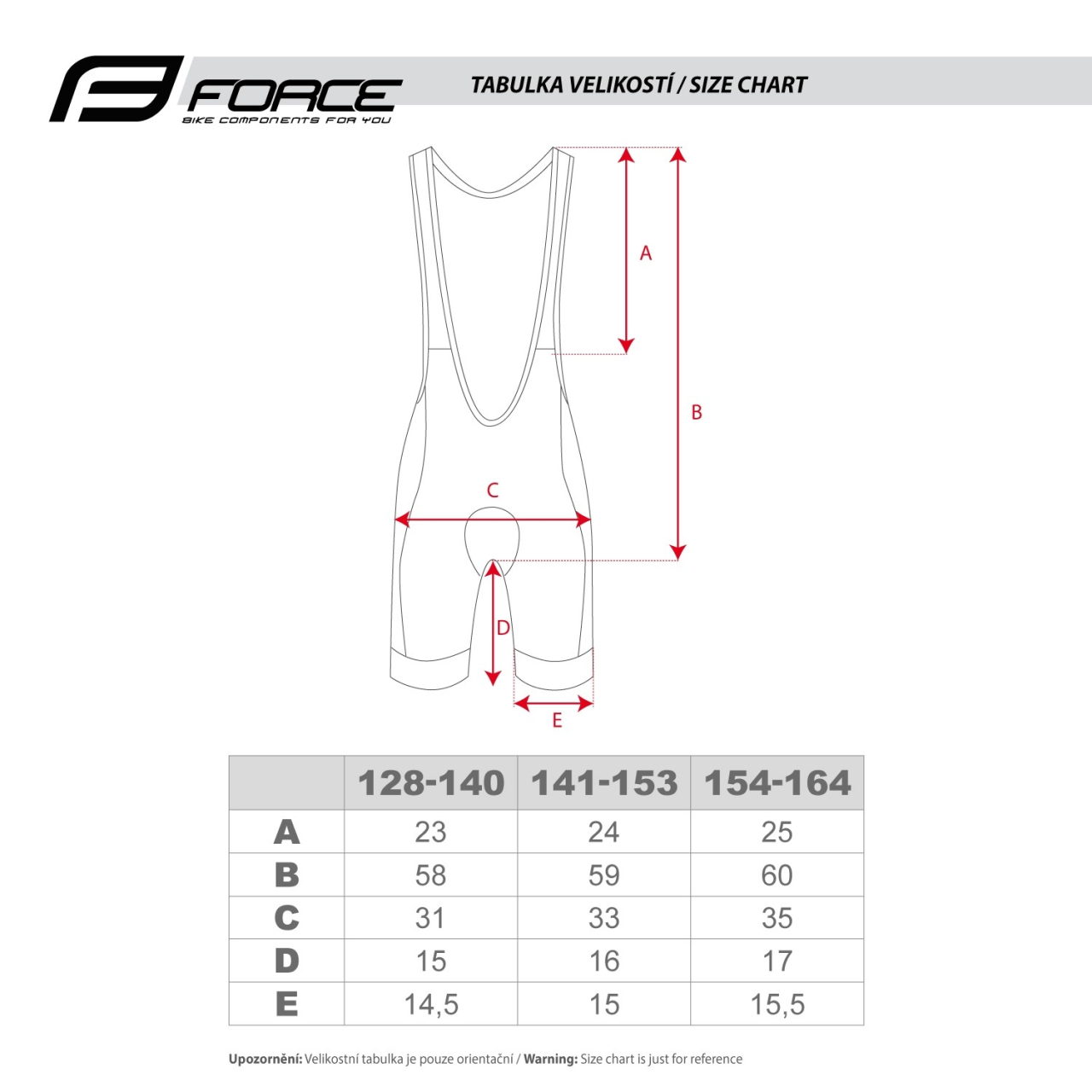 Pantaloni scurti cu bretele Force Kid Victory Negru/Gri 154-164cm [6]