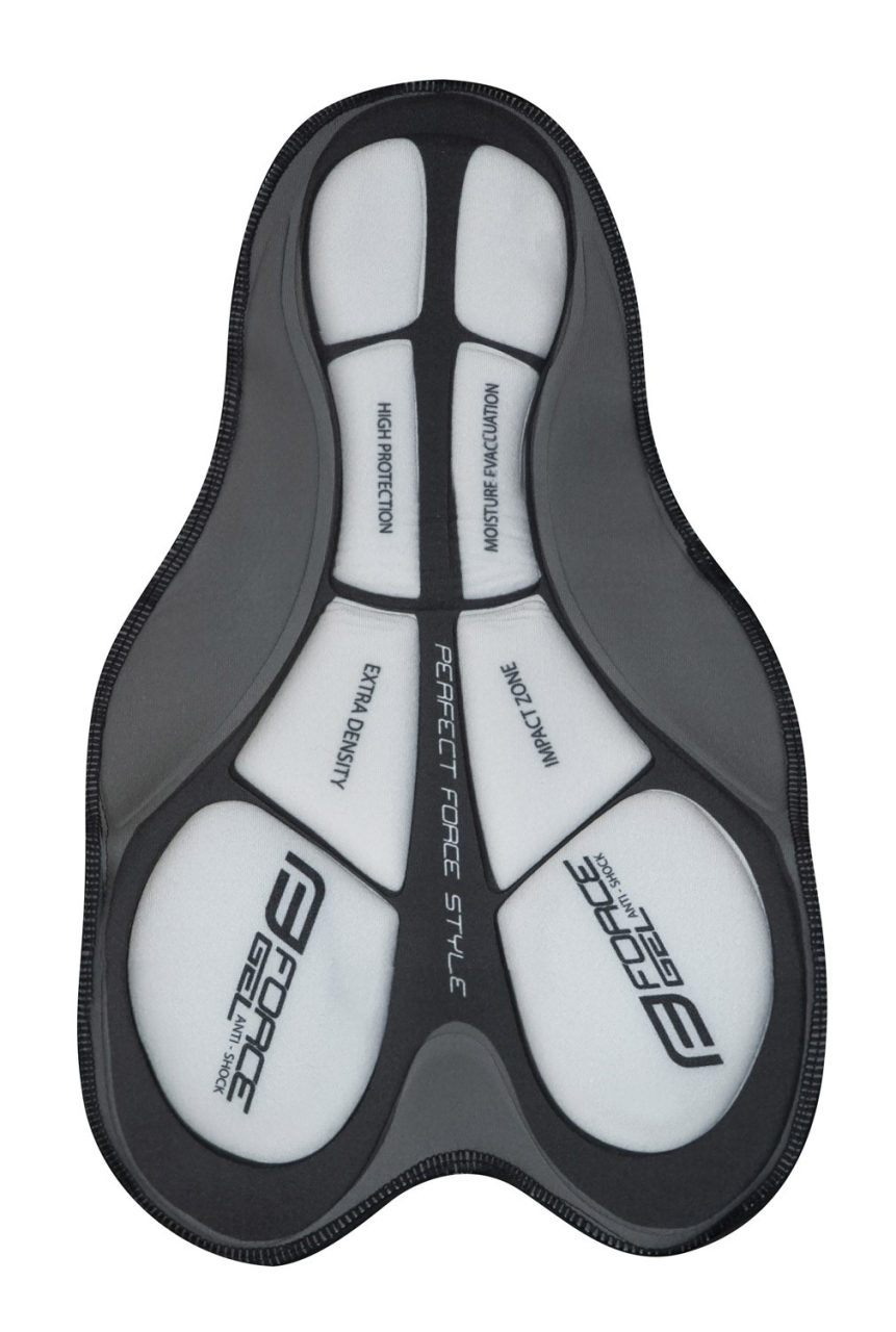 Pantaloni scurti Force Blade MTB, lenjerie cu bazon, Negru, L [5]