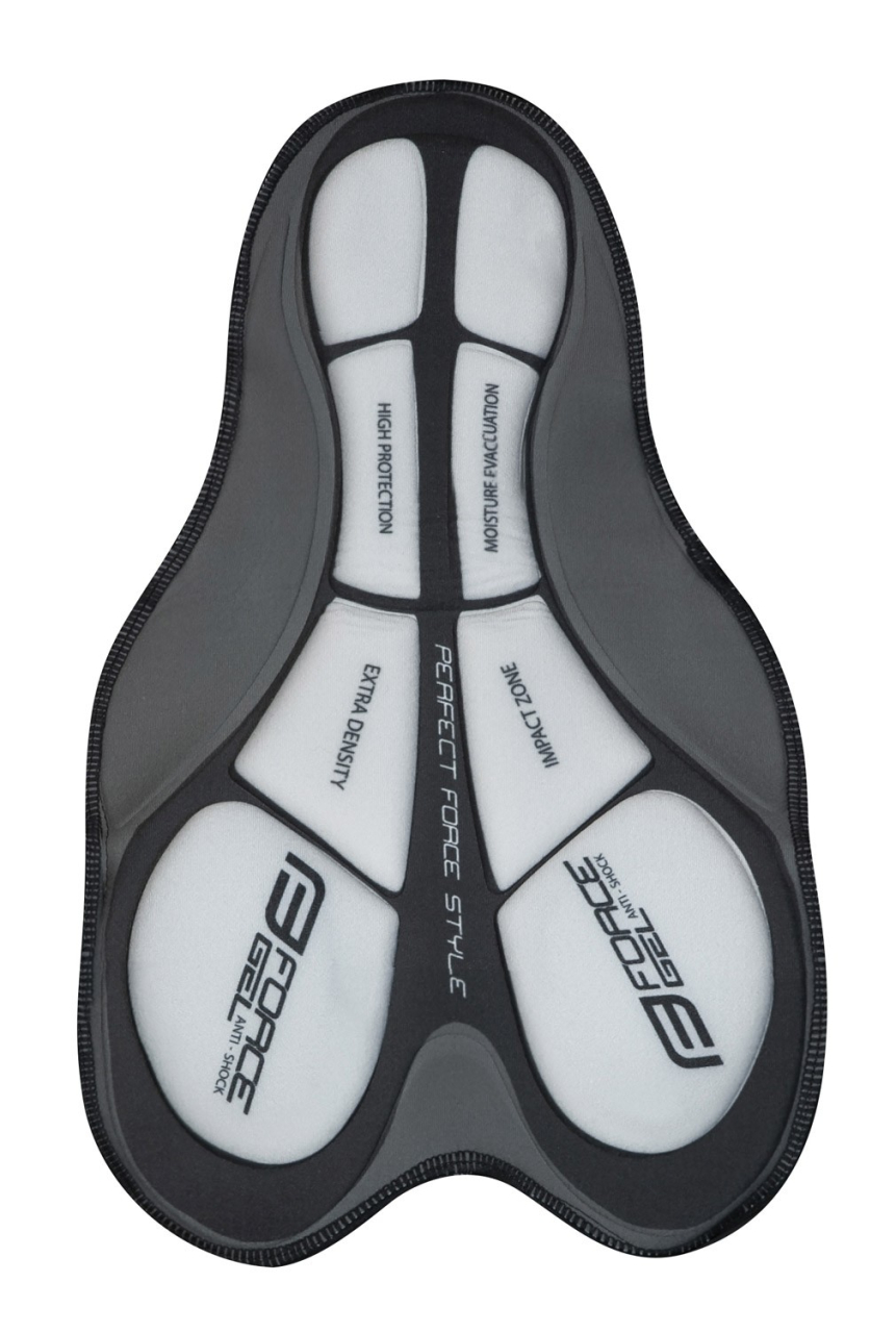 Pantaloni scurti Force Blade MTB, lenjerie cu bazon, Negru, S [5]