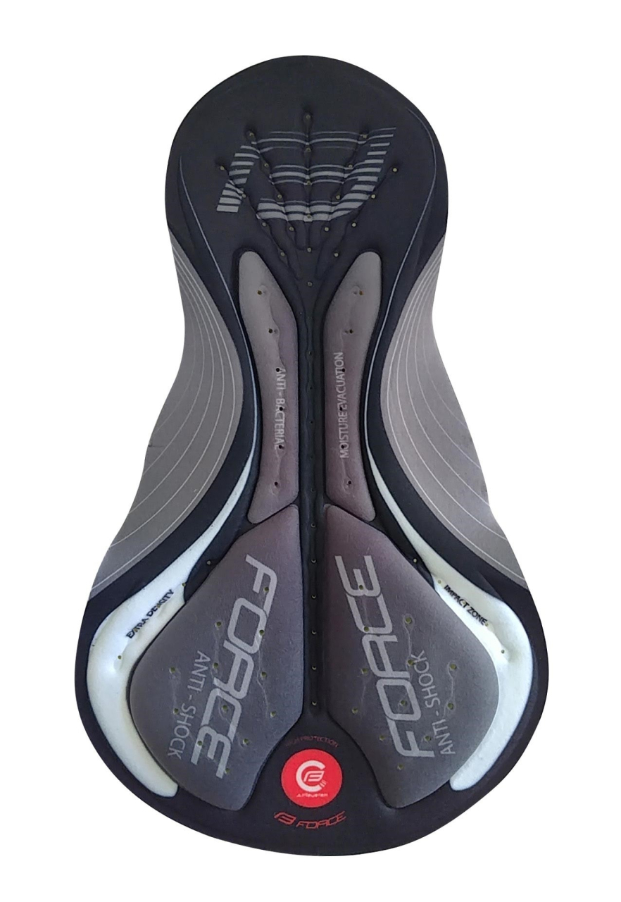 Pantaloni scurti Force Storm pana la talie cu bazon, gri/fluo S [5]