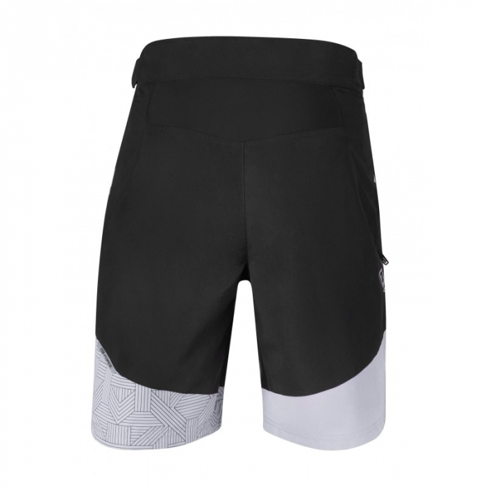 Pantaloni scurti Force Storm pana la talie cu bazon, negru/gri 3XL [3]