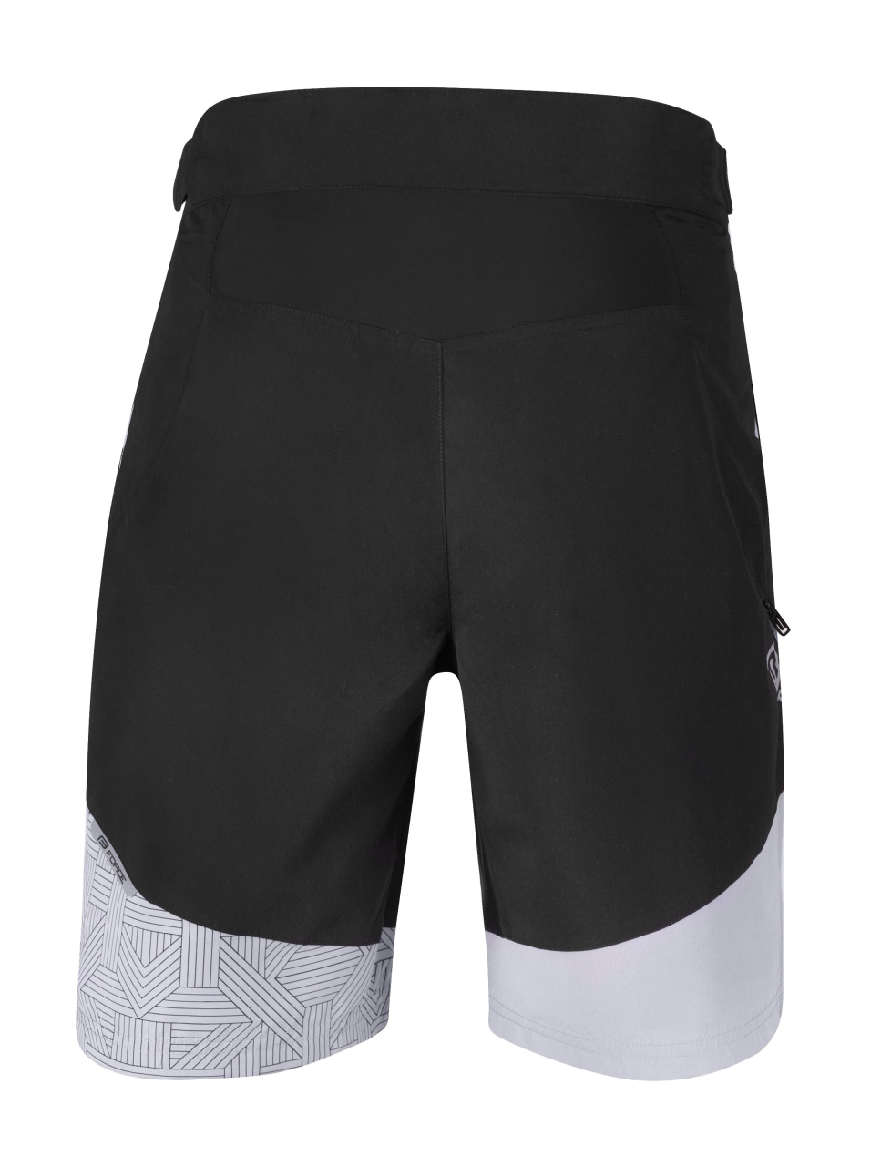 Pantaloni scurti Force Storm pana la talie cu bazon, negru/gri M [3]
