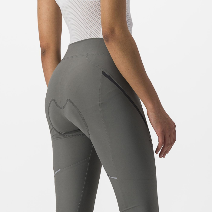 Pantaloni trei sferturi Castelli Velocissima 3, de dama, Gri/Antracit, XS [4]