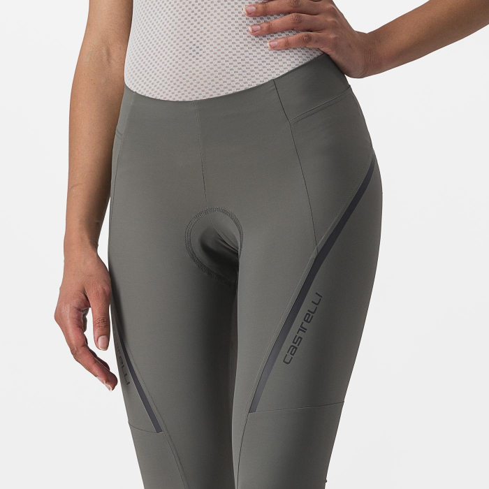Pantaloni trei sferturi Castelli Velocissima 3, de dama, Gri/Antracit, XS [3]