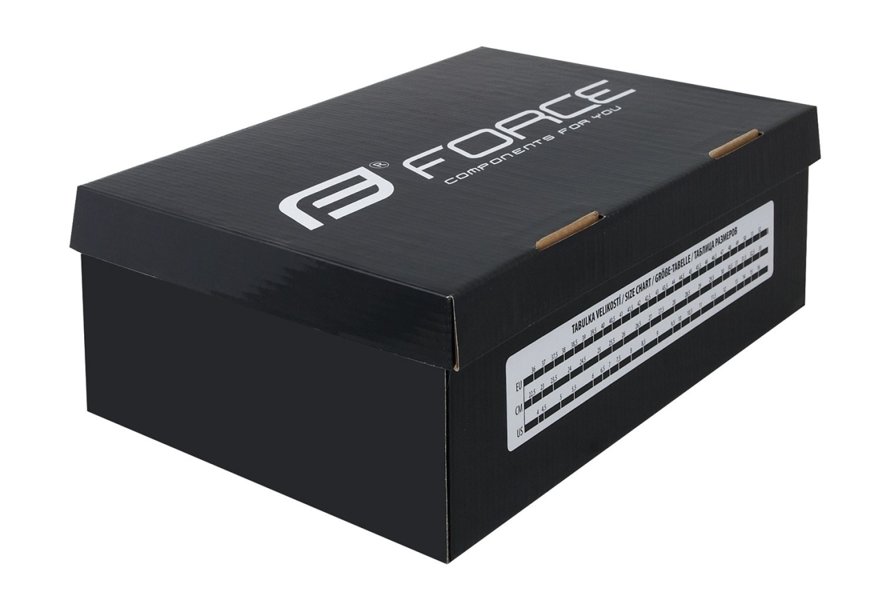 Pantofi ciclism Force Go 2 Negru/Fluo 44 [2]