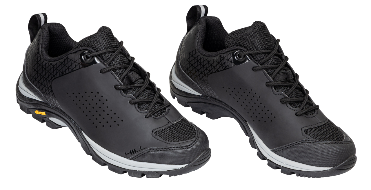 Pantofi ciclism Force Hill Vibram, negru, 45 [2]