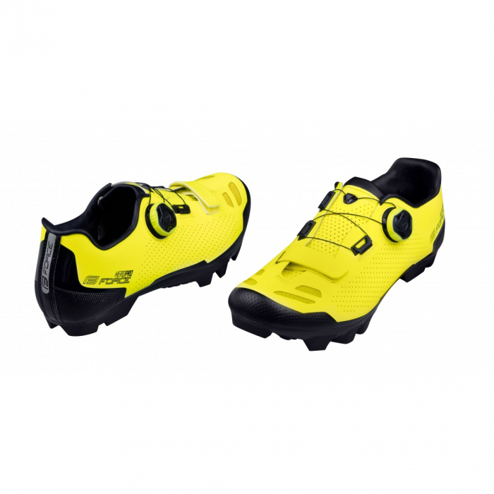 Pantofi Force MTB Hero Pro, Galben Fluo, 42 [2]