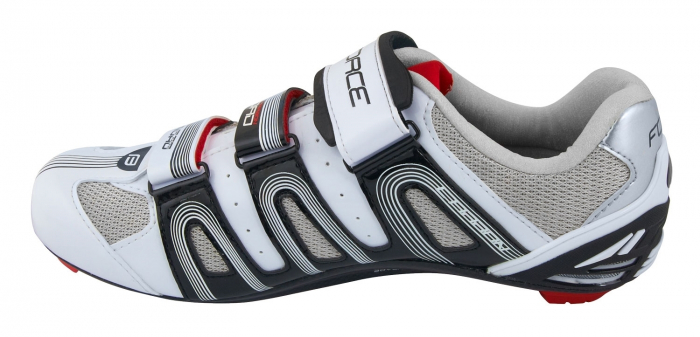 Pantofi Force Road Carbon negru/alb 42 [2]