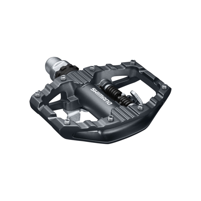 Pedale automate/platforma Shimano PD-EH500, SPD, placute SM-SH56, fara catadioptru, Gri [1]