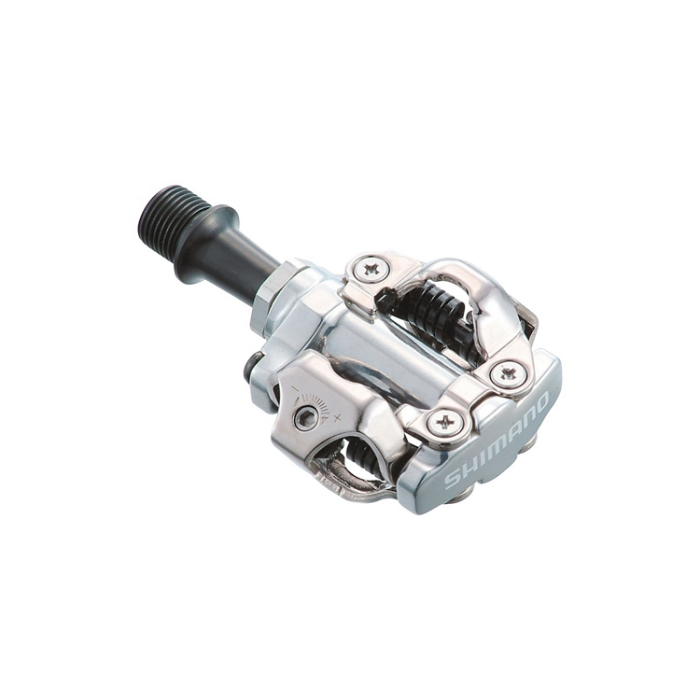 Pedale automate Shimano PD-M540, SPD, placute SM-SH51, fara catadioptru, Argintiu [1]