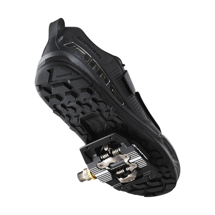 Pedale automate Shimano Saint PD-M821, SPD, placute SM-SH51, fara catadioptru, Negru [3]