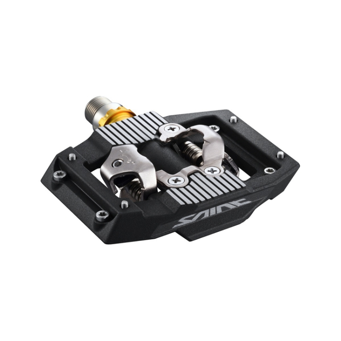 Pedale automate Shimano Saint PD-M821, SPD, placute SM-SH51, fara catadioptru, Negru [1]