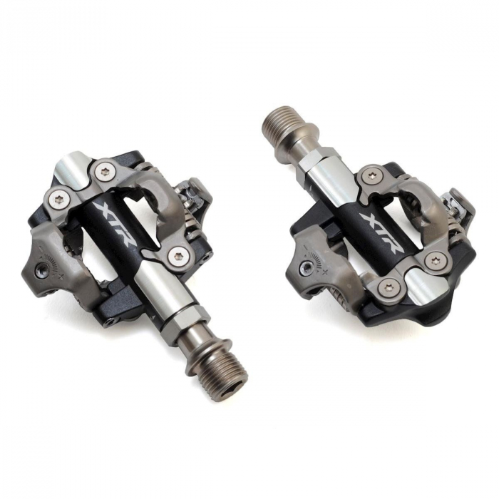 Pedale automate Shimano XTR PD-M9100 SPD cu placute SM-SH51 - ax 52mm [2]