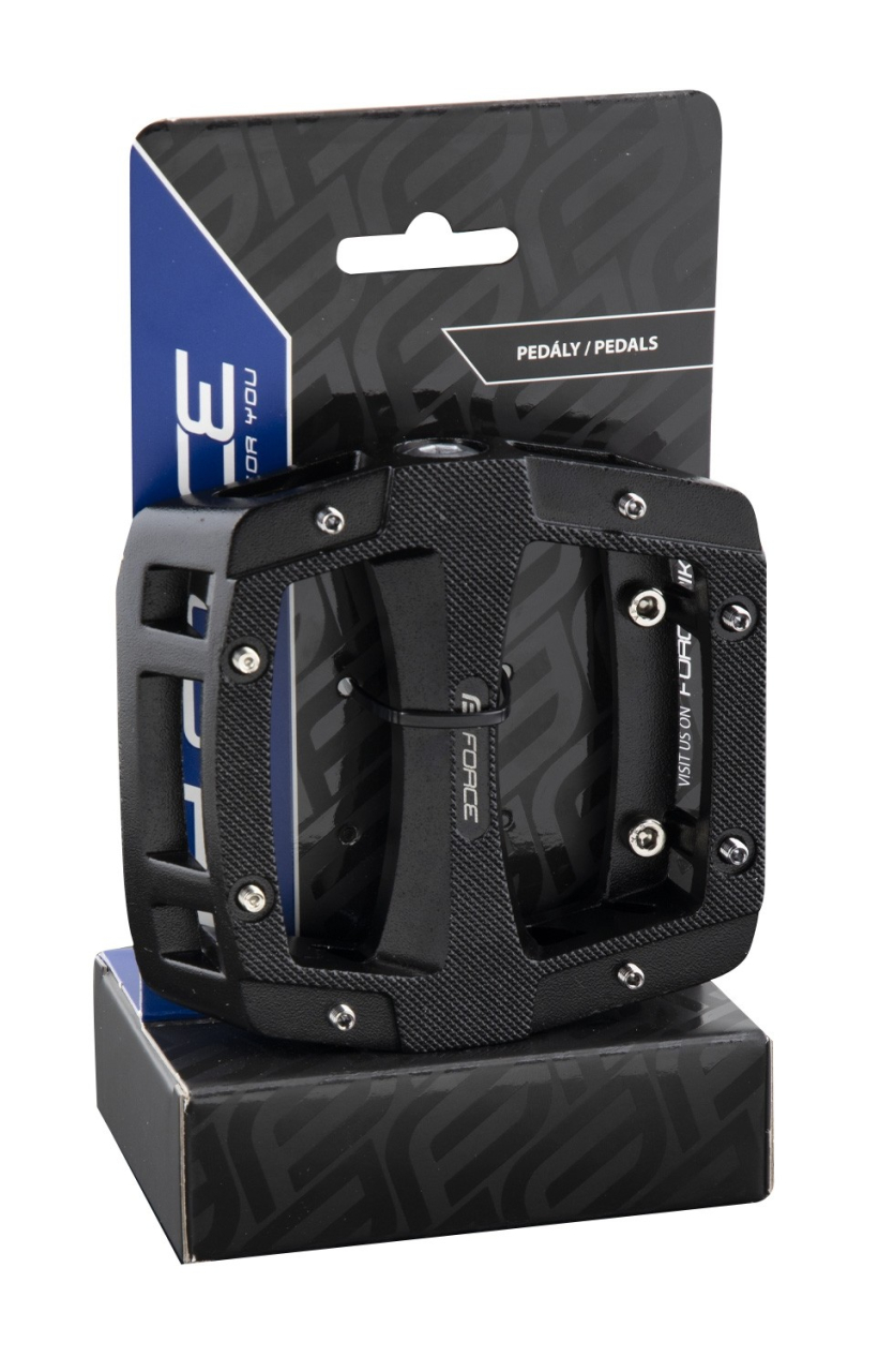 Pedale Force BMX/Downhill aluminiu, negre [3]