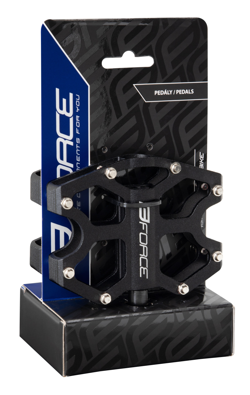 Pedale Force Gale Aluminiu, cu rulmenti, negre [4]