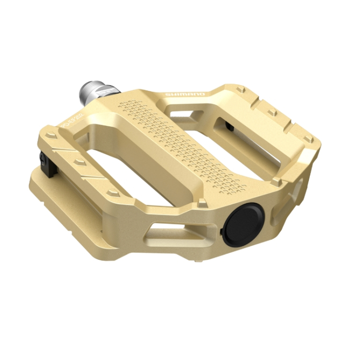 Pedale platforma Shimano PD-EF202, fara catadioptru, Auriu [1]