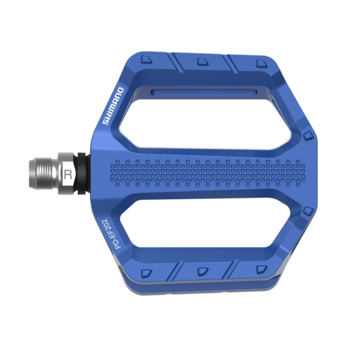Pedale platforma Shimano PD-EF202, fara catadioptru, Albastru [2]